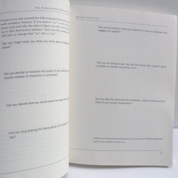 The Relationship Rescue Workbook by Phillip McGraw 2000, Trade Paperback 287 Pgs - Picture 5 of 5